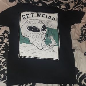GET WEIRD SKATEBOARDING MEDIUM T-SHIRT